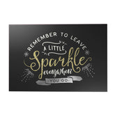 Leave a Little Sparkle Decoposter